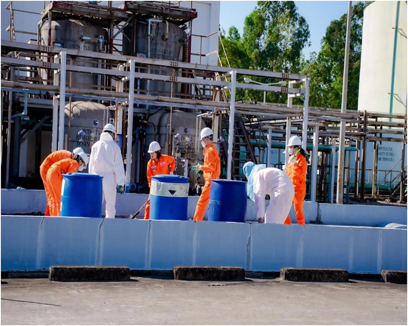 Công ty Cổ phần Nhiệt điện Phả Lại tổ chức thành công diễn tập ứng phó sự cố hóa chất năm 2025 -2