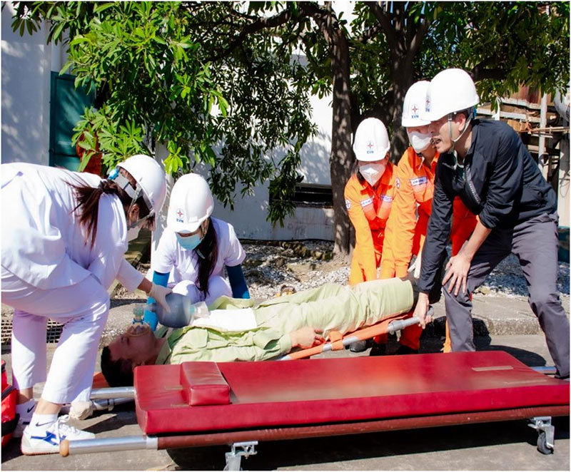 Công ty Cổ phần Nhiệt điện Phả Lại tổ chức thành công diễn tập ứng phó sự cố hóa chất năm 2025 -5