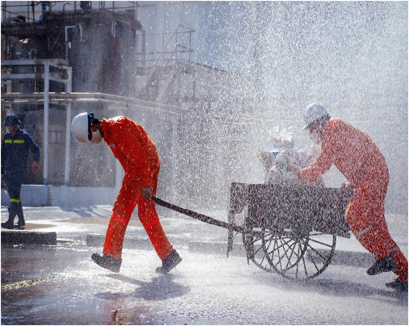 Công ty Cổ phần Nhiệt điện Phả Lại tổ chức thành công diễn tập ứng phó sự cố hóa chất năm 2025 -6