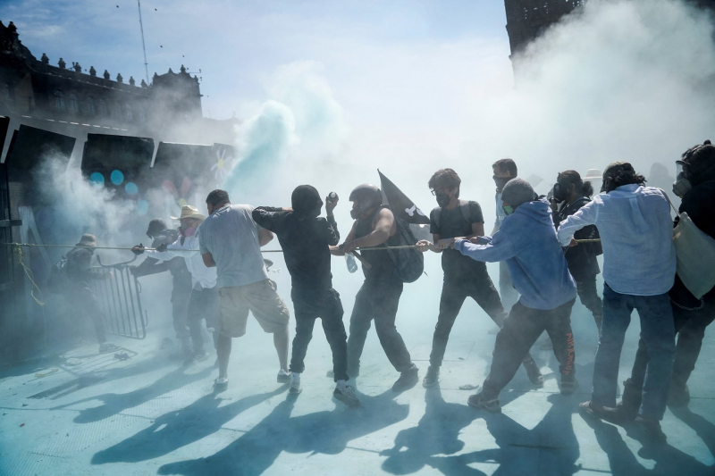 Biểu tình “Gen Z” bùng phát tại Mexico, hơn 100 cảnh sát bị thương -0