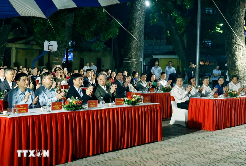 Hà Nội: Tổng Bí thư Tô Lâm dự Ngày hội Đại đoàn kết dân tộc phường Ba Đình -0