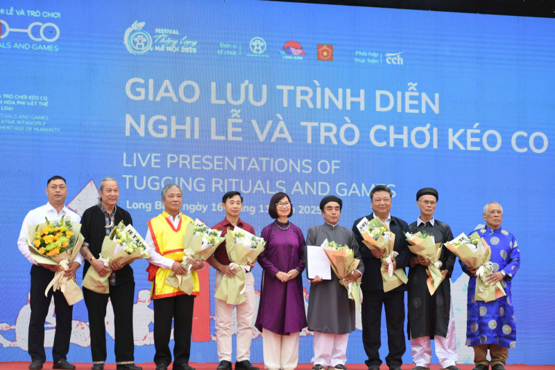 Việt Nam, Campuchia, Hàn Quốc, Philippines tưng bừng giao lưu trình diễn di sản Kéo co -0