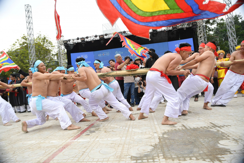 Việt Nam, Campuchia, Hàn Quốc, Philippines tưng bừng giao lưu trình diễn di sản Kéo co -1