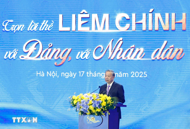 Phát biểu của Tổng Bí thư Tô Lâm tại Lễ kỷ niệm 80 năm Ngày truyền thống Thanh tra Việt Nam -0