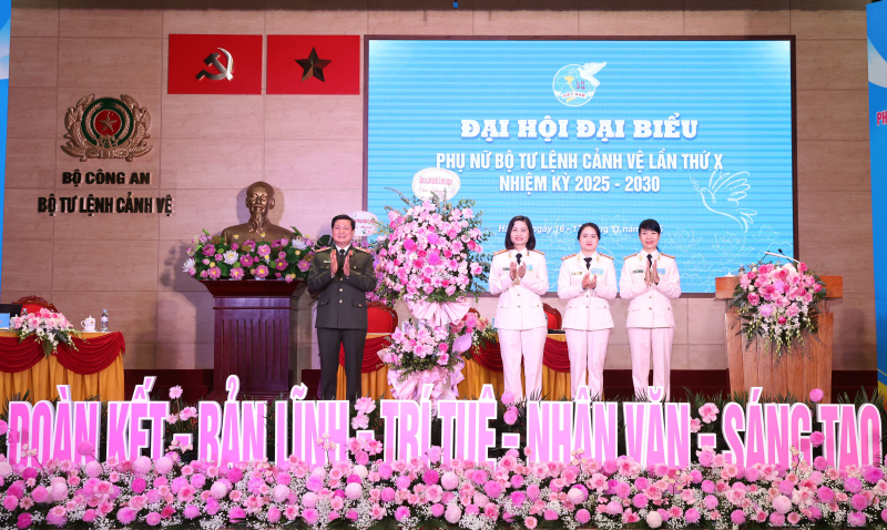Phụ nữ Cảnh vệ phát huy bản lĩnh, trách nhiệm trong nhiệm kỳ 2025–2030 -0
