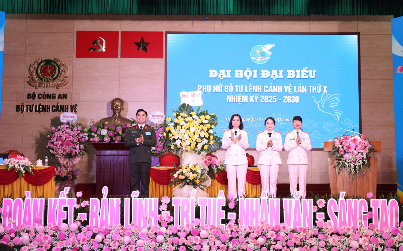 Phụ nữ Cảnh vệ phát huy bản lĩnh, trách nhiệm trong nhiệm kỳ 2025–2030 -0