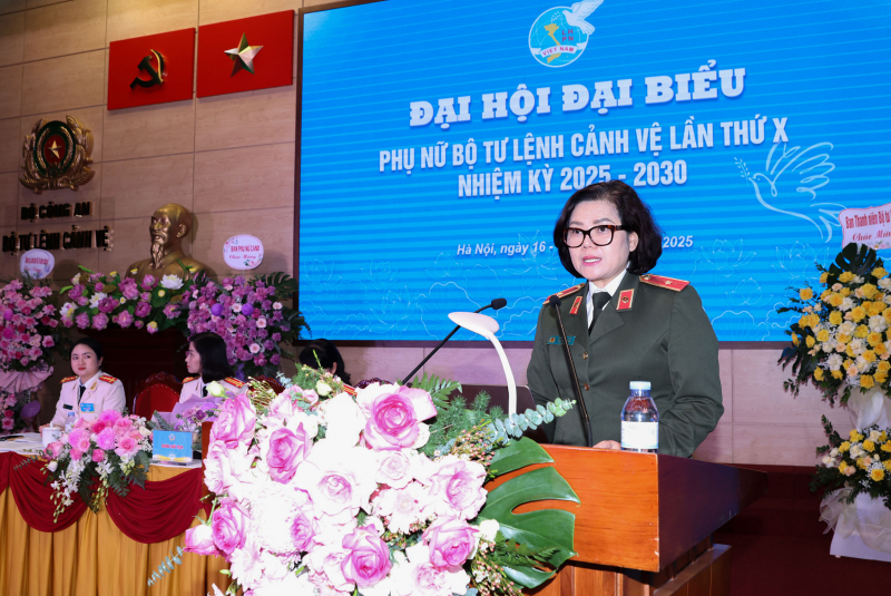 Phụ nữ Cảnh vệ phát huy bản lĩnh, trách nhiệm trong nhiệm kỳ 2025–2030 -0