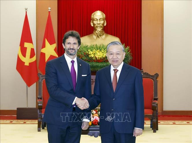 Tổng Bí thư Tô Lâm tiếp Phó Thủ tướng, Bộ trưởng Quốc phòng Slovakia -0