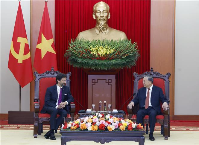 Tổng Bí thư Tô Lâm tiếp Phó Thủ tướng, Bộ trưởng Quốc phòng Slovakia -0