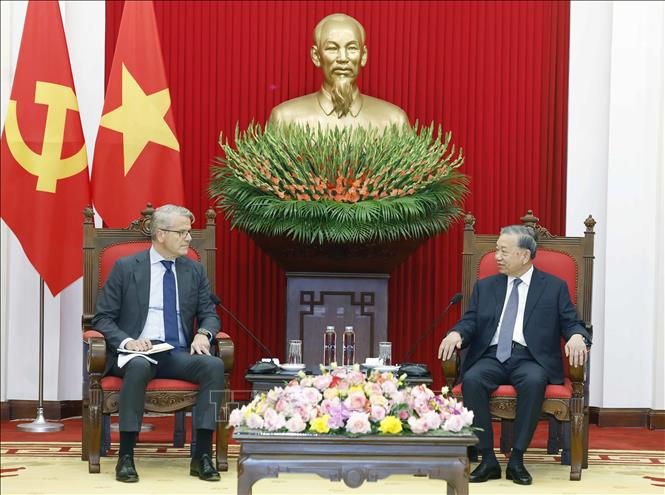 Tổng Bí thư Tô Lâm tiếp Giám đốc Tập đoàn A.P.Moller - Maersk -0