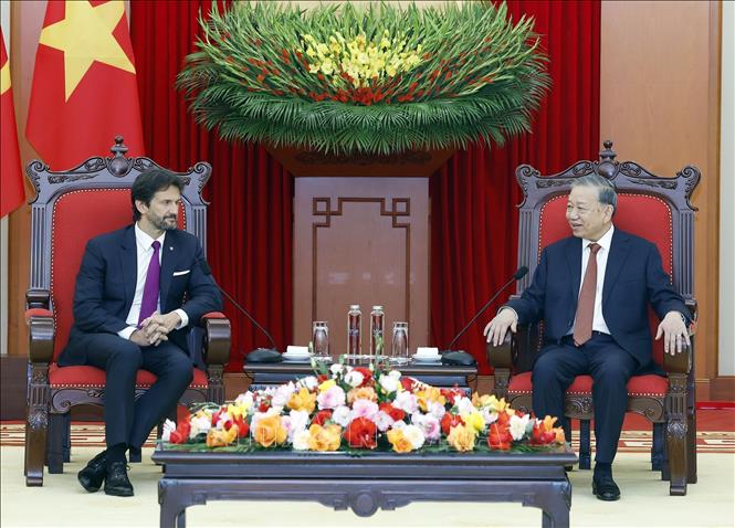 Tổng Bí thư Tô Lâm tiếp Phó Thủ tướng, Bộ trưởng Quốc phòng Slovakia -0