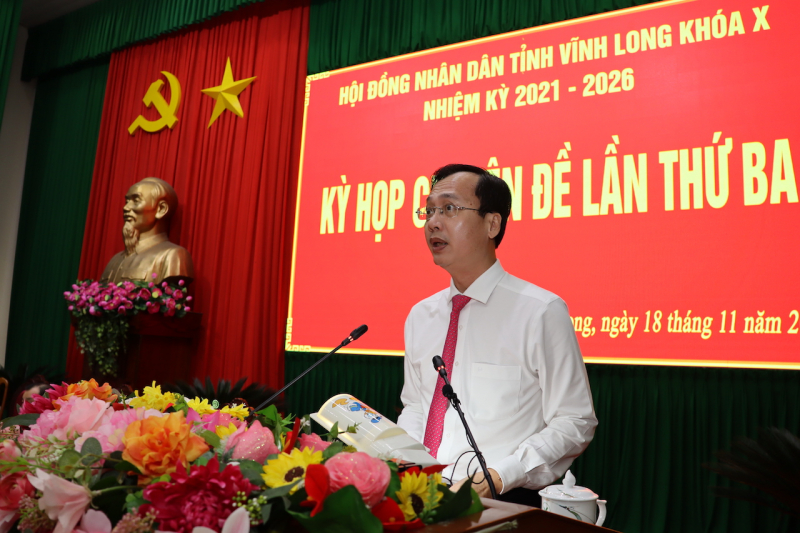 Đồng chí Trần Trí Quang được bầu giữ chức vụ Chủ tịch UBND tỉnh Vĩnh Long -0