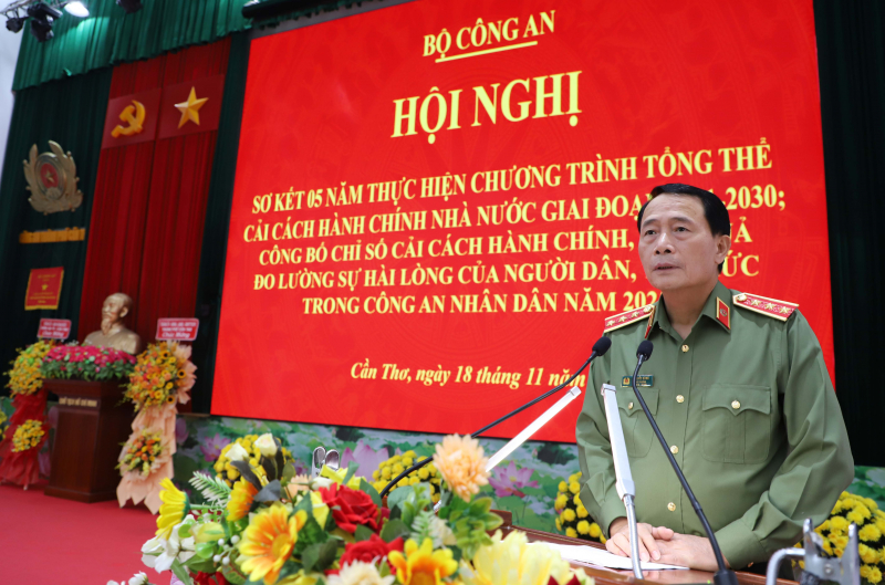 Lấy sự hài lòng của người dân, doanh nghiệp làm thước đo cải cách hành chính trong CAND -0