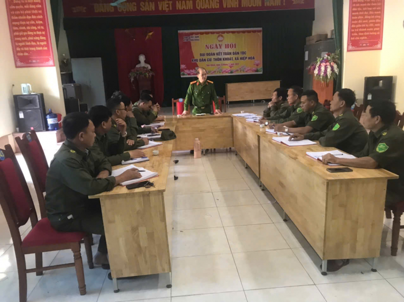 Thực hiện thi đua “Ba nhất” ở Công an xã Hiệp Hoà -0