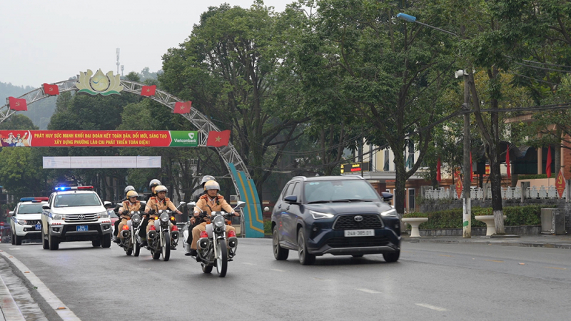 Lào Cai: Bảo đảm TTATGT tại Festival Sông Hồng năm 2025 -0