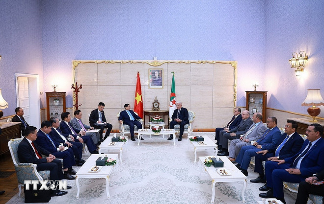 Thủ tướng hội kiến Chủ tịch Hạ viện Algeria, củng cố quan hệ Đối tác Chiến lược -0