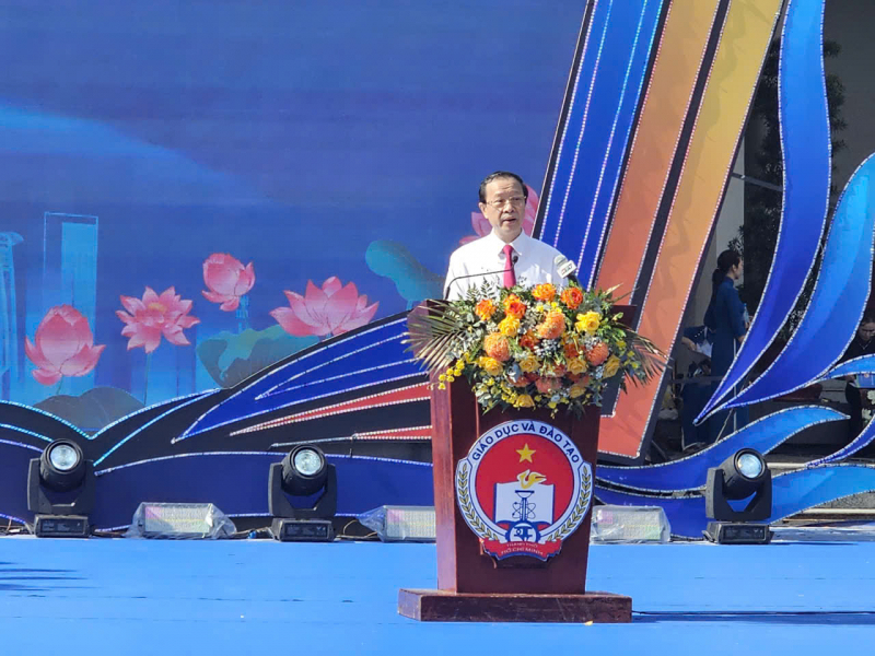 TP Hồ Chí Minh tổ chức lễ kỷ niệm 50 năm ngành giáo dục và đào tạo -0