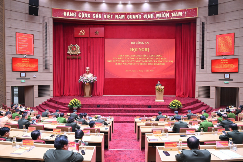 Public Security Central Party Committee rolls out Action Program to realize Resolution No. 59-NQ/TW -0