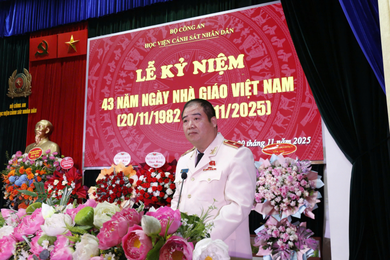 Học viện CSND kỷ niệm 43 năm ngày Nhà giáo Việt Nam -0