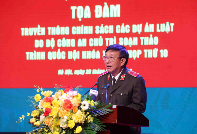 Tọa đàm, giải đáp các vấn đề “nóng” của các dự án luật do Bộ Công an chủ trì soạn thảo -0