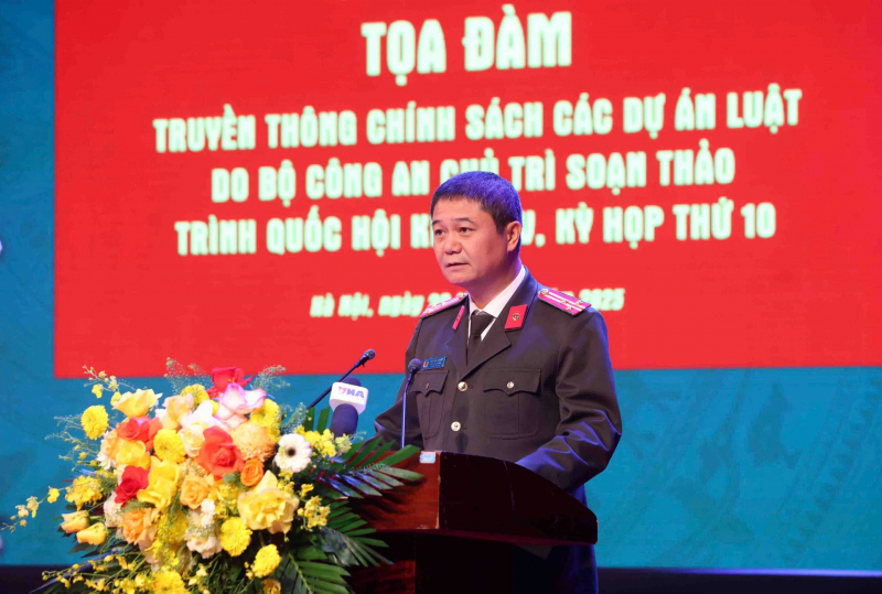 Tọa đàm, giải đáp các vấn đề “nóng” của các dự án luật do Bộ Công an chủ trì soạn thảo -0