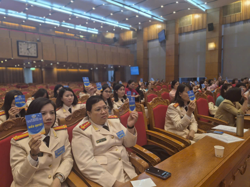 Phụ nữ Cục Công nghiệp an ninh đổi mới toàn diện, lấy chuyển đổi số và sáng tạo làm động lực phát triển -0