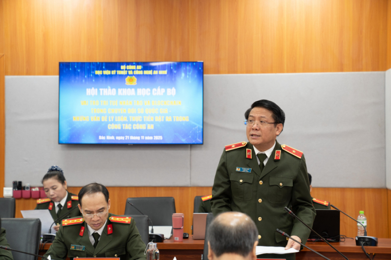 Đẩy mạnh nghiên cứu, phát triển AI và Blockchan phục vụ hiệu quả chuyển đổi số trong CAND -0