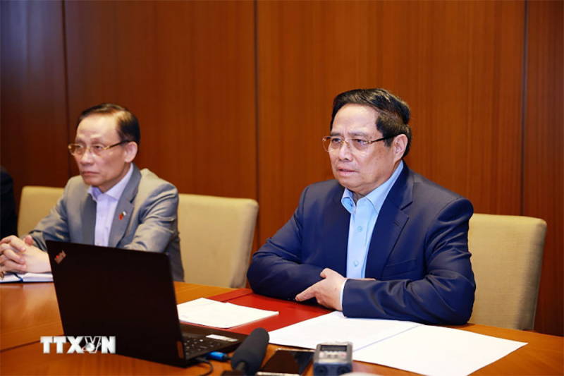 Thủ tướng chủ trì họp khẩn trực tuyến từ Algeria về ứng phó bão lũ -1