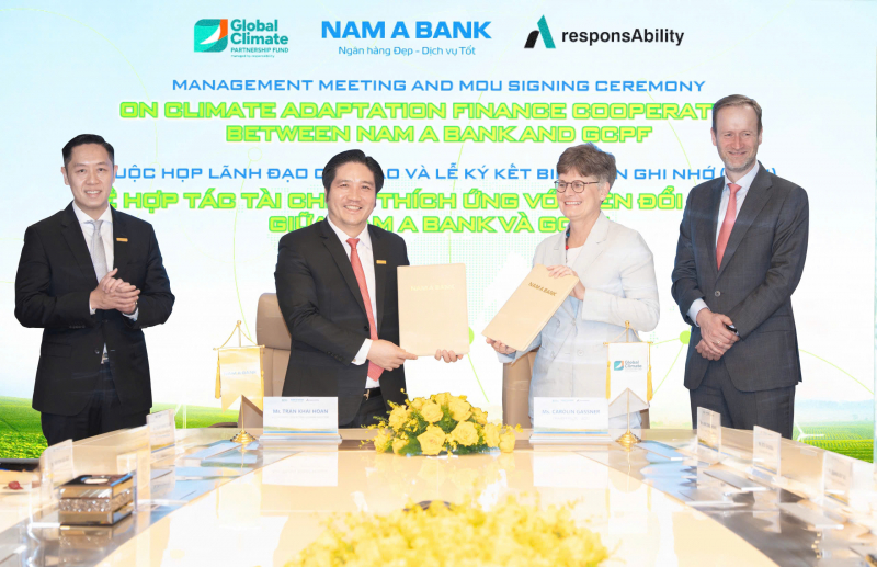 Nam A Bank và GCPF phối hợp nghiên cứu khung tài chính thích ứng biến đổi khí hậu từ năm 2026 -0