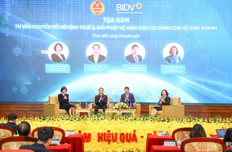 BIDV cùng ngành Thuế đồng hành hỗ trợ hộ kinh doanh chuyển đổi, bứt phá -1