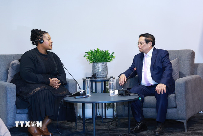 Thủ tướng Phạm Minh Chính làm việc với các tổ chức, doanh nghiệp Nam Phi -0