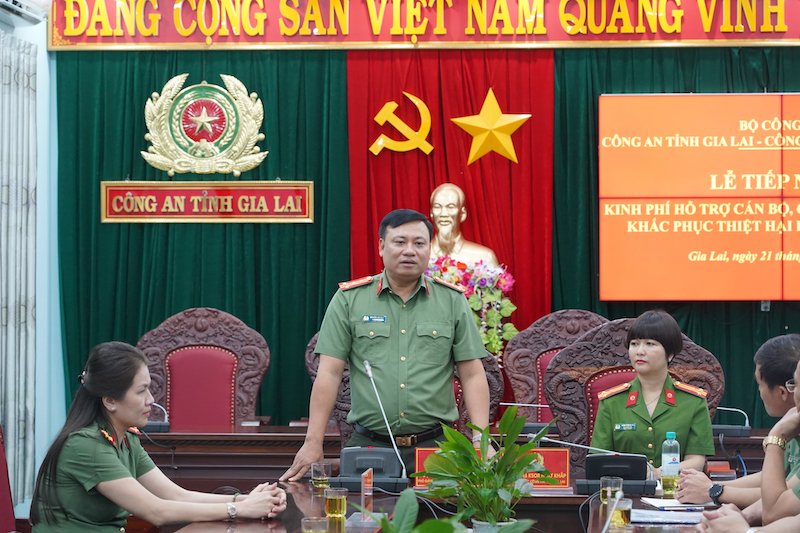 Nghĩa cử cao đẹp của Công an Thủ đô với Công an và nhân dân tỉnh Gia Lai -0