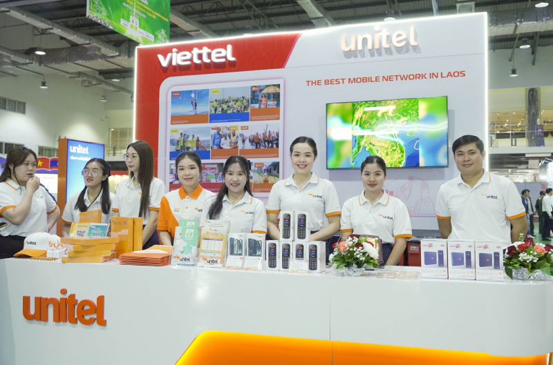 Viettel giới thiệu nhiều công nghệ phục vụ cuộc sống số tại Hội chợ kết nối giao thương Việt Nam – Lào -1