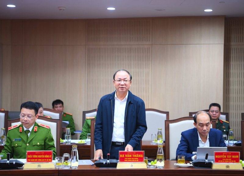 Họp Ban Chỉ đạo diễn tập phương án chữa cháy, cứu nạn, cứu hộ tại các tòa nhà cao tầng trên địa bàn TP Hà Nội -1