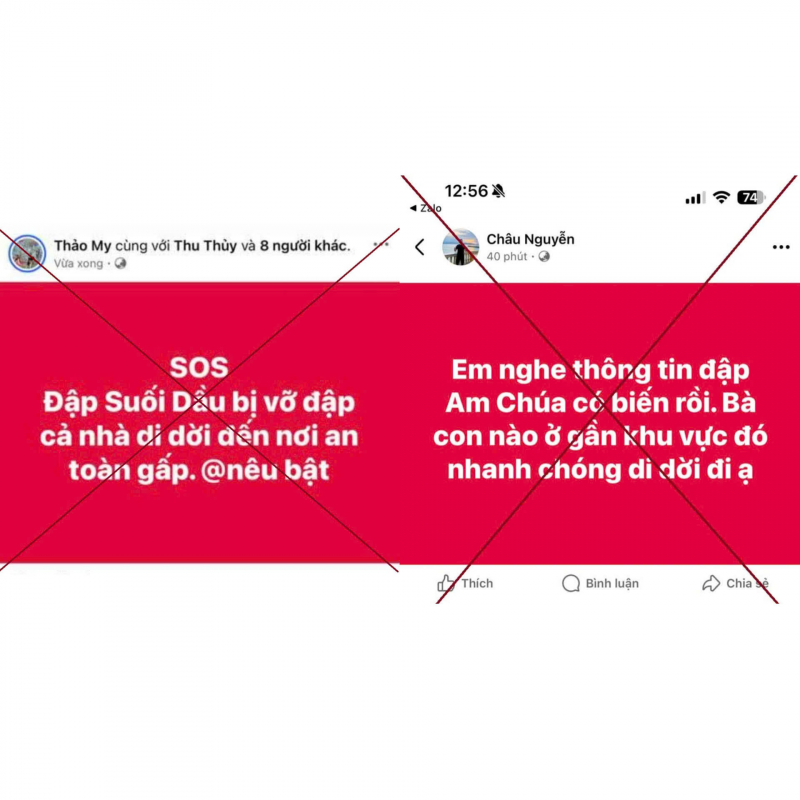 Đã làm rõ các đối tượng đăng tải chia sẻ thông tin thất thiệt vỡ hồ đập ở Khánh Hòa -0