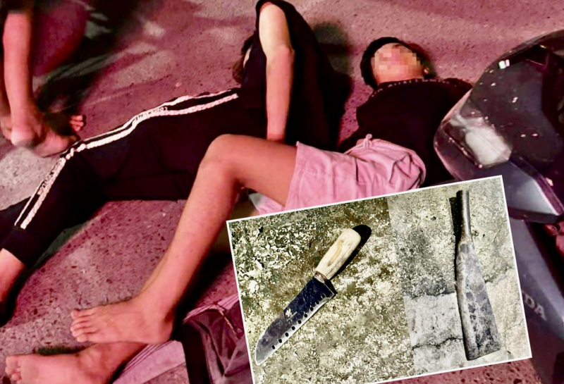 Vây bắt nhóm trộm manh động cầm hung khí đột nhập khu nhà trọ trộm xe máy -0