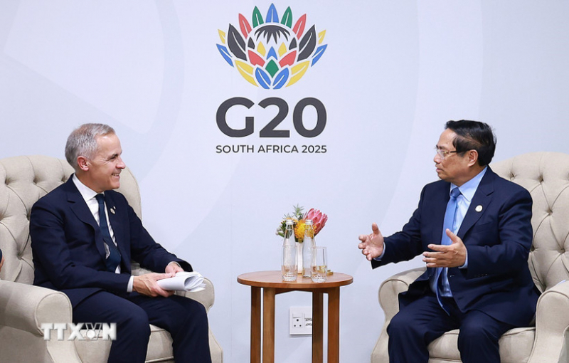 Thủ tướng Phạm Minh Chính gặp gỡ lãnh đạo các nước bên lề Hội nghị G20 -0