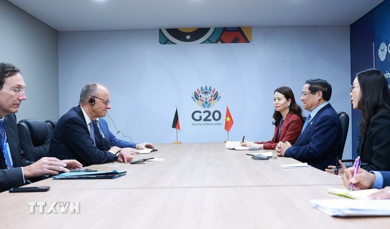 Thủ tướng gặp người đồng cấp Đức, Ai Cập và Na Uy -0