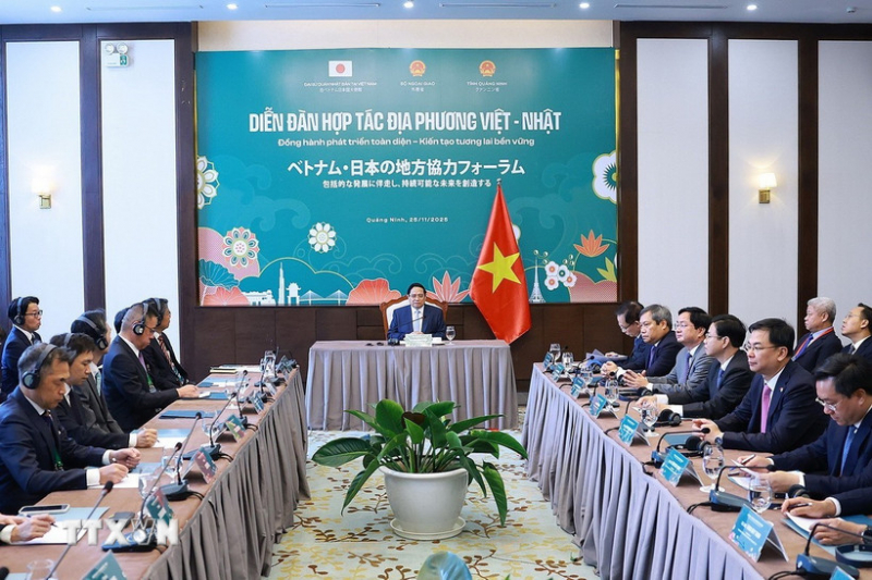 Thủ tướng tiếp lãnh đạo các tỉnh của Nhật Bản dự Diễn đàn hợp tác địa phương Việt-Nhật -0