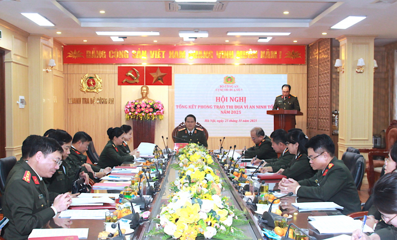 Cụm thi đua số 7 các đơn vị trực thuộc Bộ Công an tổng kết phong trào thi đua năm 2025 -0