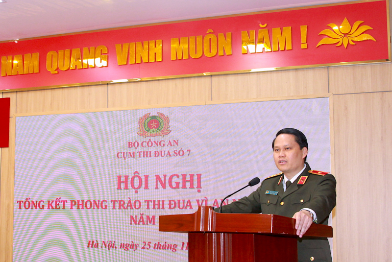 Cụm thi đua số 7 các đơn vị trực thuộc Bộ Công an tổng kết phong trào thi đua năm 2025 -0