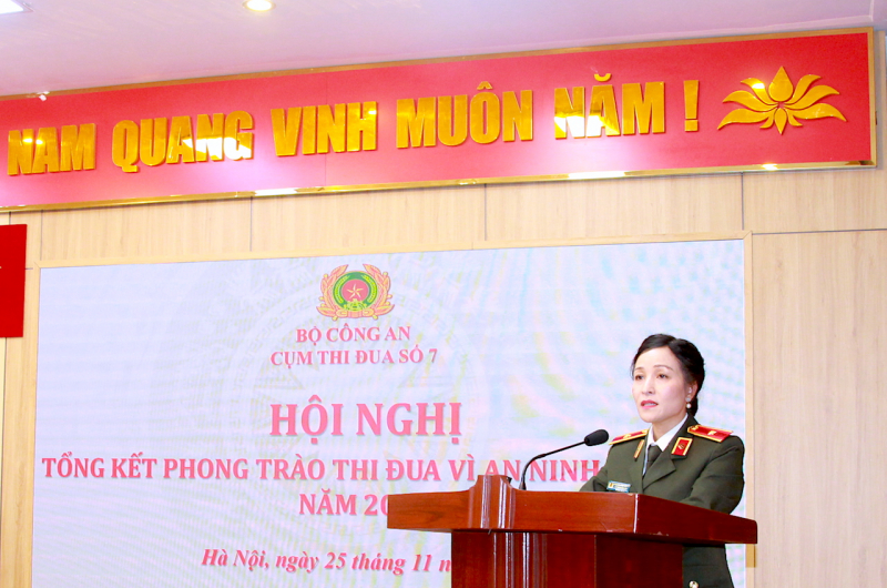 Cụm thi đua số 7 các đơn vị trực thuộc Bộ Công an tổng kết phong trào thi đua năm 2025 -0