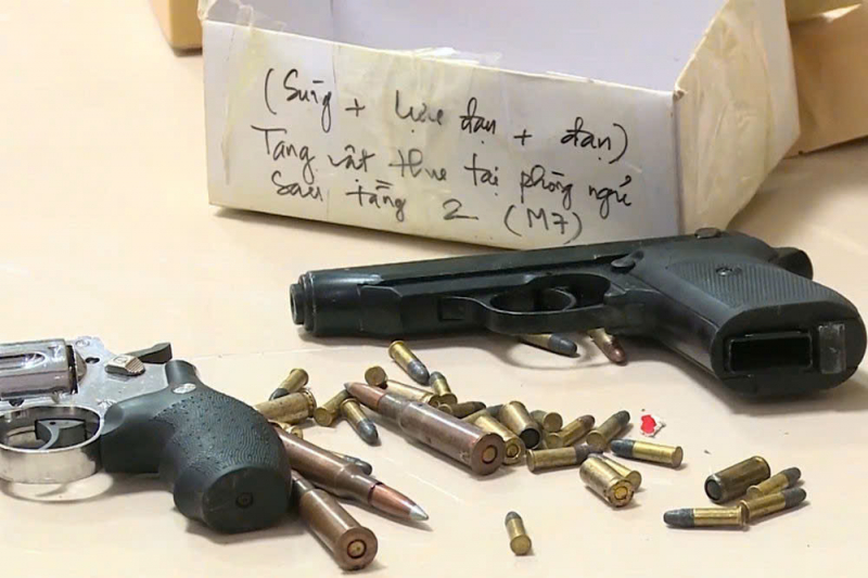 Tạm giữ 7 đối tượng  trong vụ mua bán ma túy, nổ súng ở Hà Nội -0