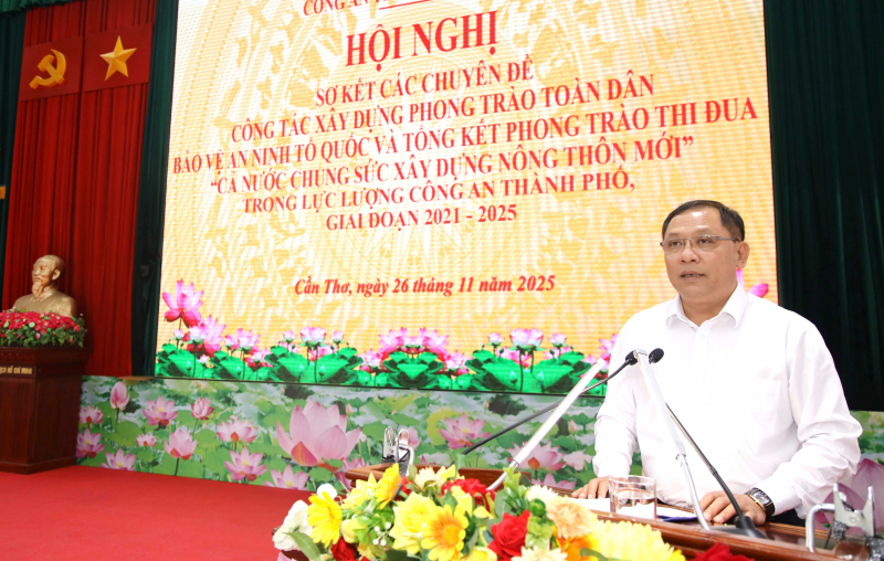 Nhiều phong trào toàn dân bảo vệ ANTQ ở Cần Thơ được Bộ Công an ghi nhận -0