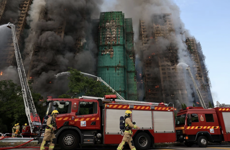 Thương vong tiếp tục tăng trong vụ cháy chung cư ở Hong Kong -0