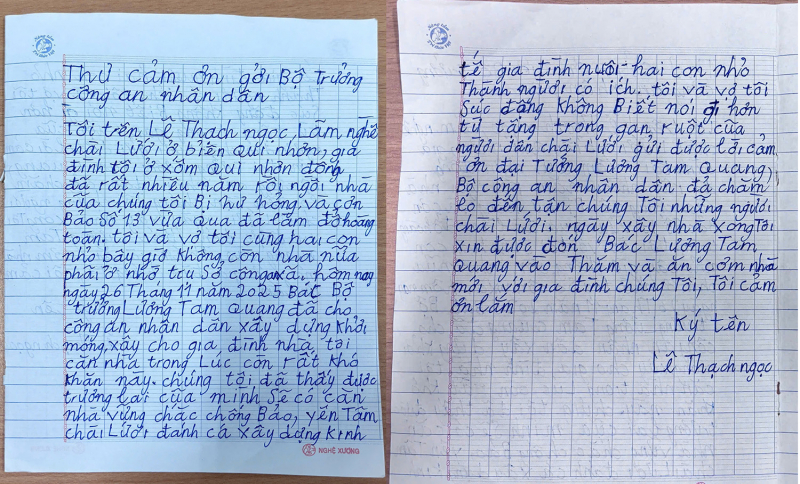 Ấm lòng những lá thư tay từ nhân dân -0