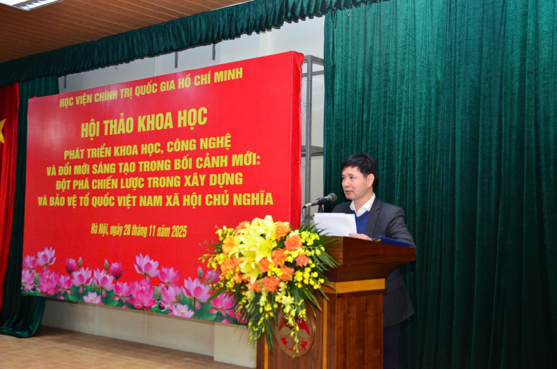 Phát huy vai trò đột phá chiến lược của khoa học, công nghệ và đổi mới sáng tạo trong xây dựng và bảo vệ Tổ quốc -0