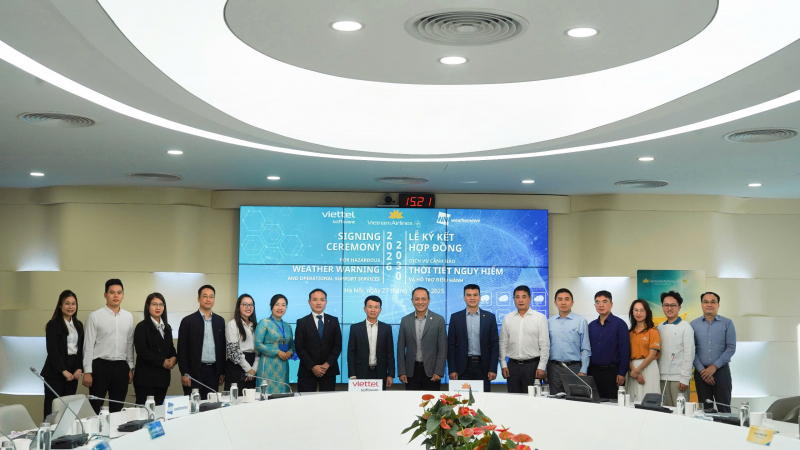 Viettel phát triển phần mềm cảnh báo thời tiết nguy hiểm cùng Vietnam Airlines -0