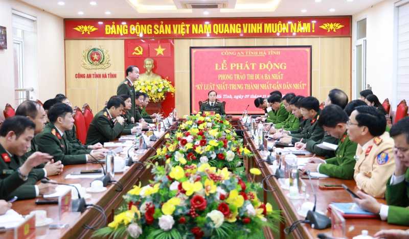 Lan tỏa phong trào thi đua “Ba nhất” trong Công an Hà Tĩnh -0