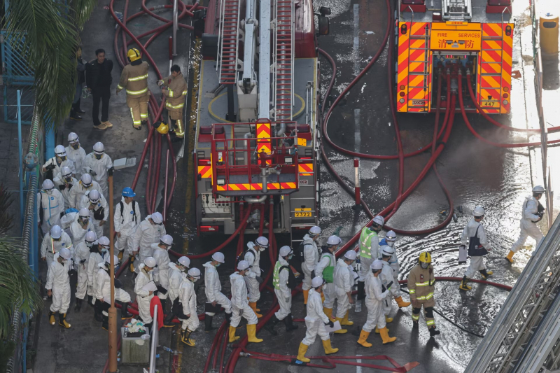 Hong Kong tưởng niệm các nạn nhân thiệt mạng trong thảm hoạ cháy chung -0